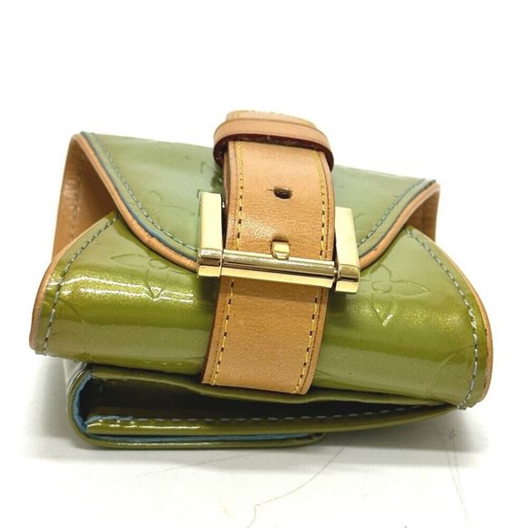 LOUIS VUITTON MonogramVernis Lafayette-Street Bangle Bracelet Green - Picture 4 of 11